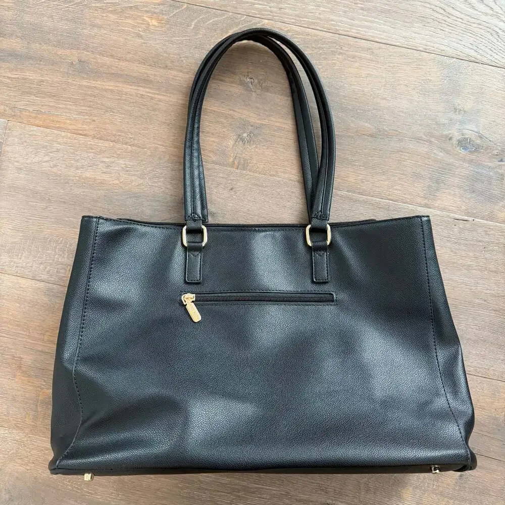 Lovelook 15.6” Shoulder Bag Work Purse~ Waterproof, Black~ Office Briefcase, Lap